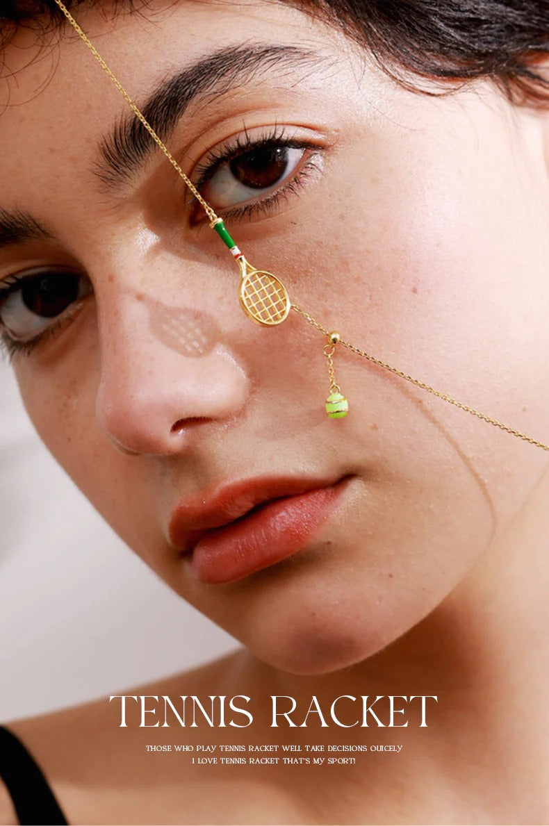Collier raquette de Tennis