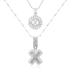 Duo d’Initiales Diamantées 14k